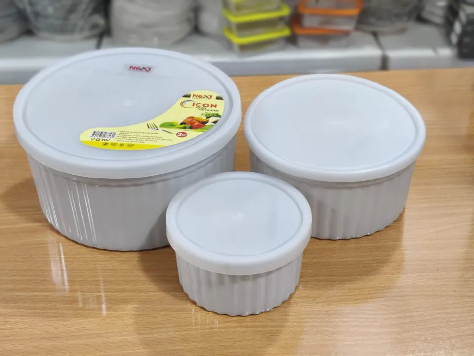FOOD CONTAINER SET(3 Pcs)