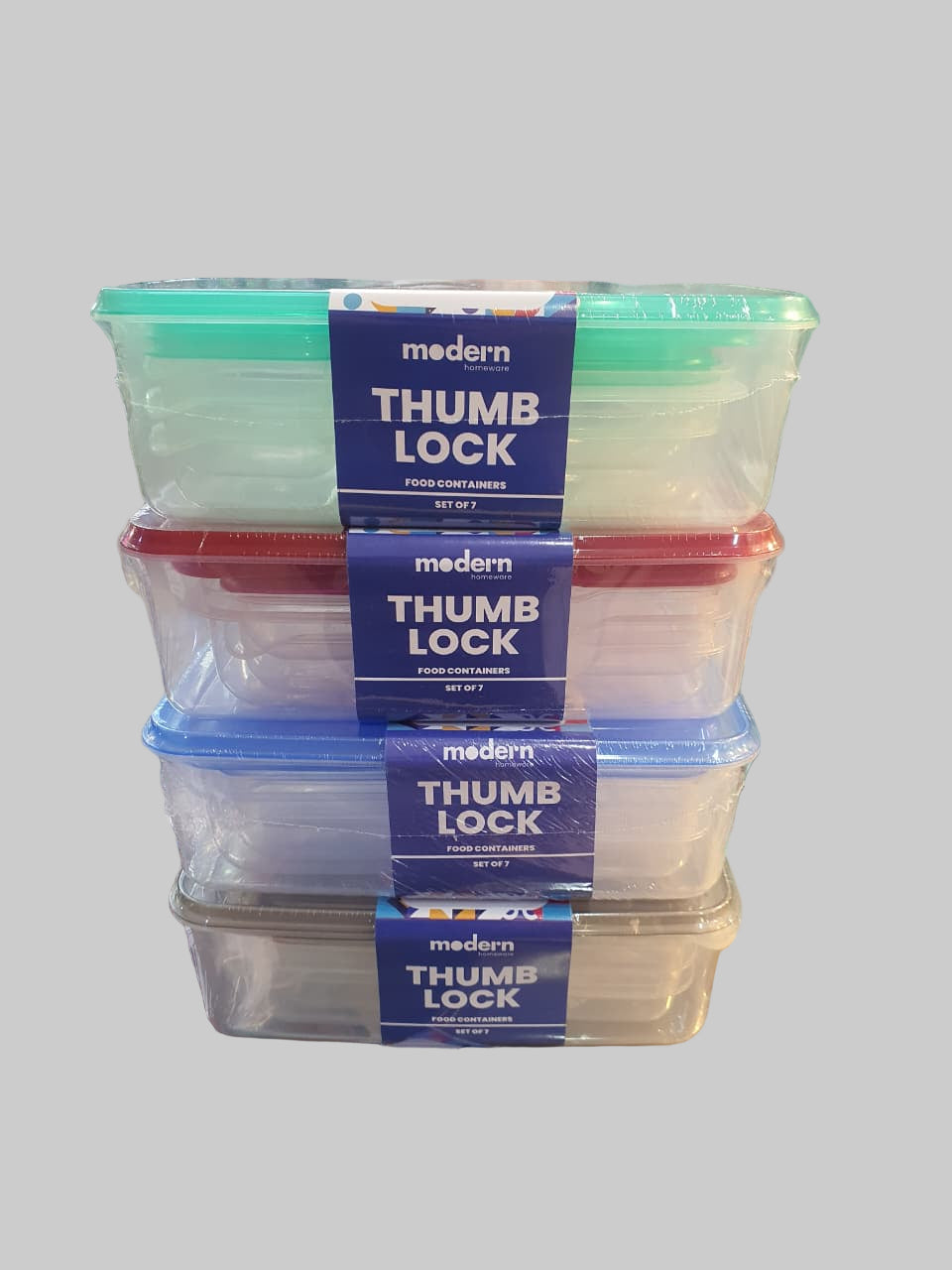 THUMB LOCK CONTAINER (7 pieces )