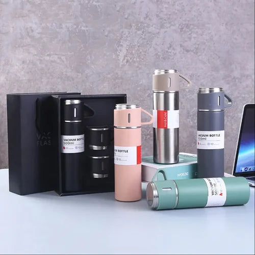 VACUME FLASK SET (Stainless Steel)