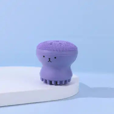 OCTOPUS SHAPED SILICONE FACIAL CLEANSING BRUSH