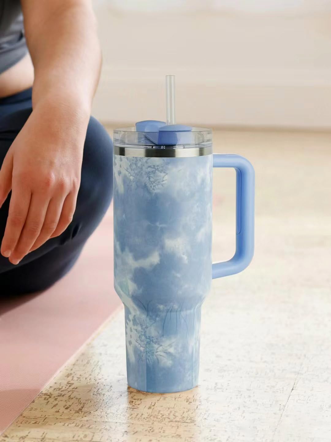 MARBLE STANLY SIPPER  TUMBLER (1200ml)