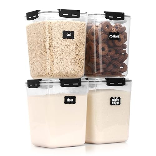 AIRTIGHT FOOD STORAGE CONTAINERS (Pack 5)