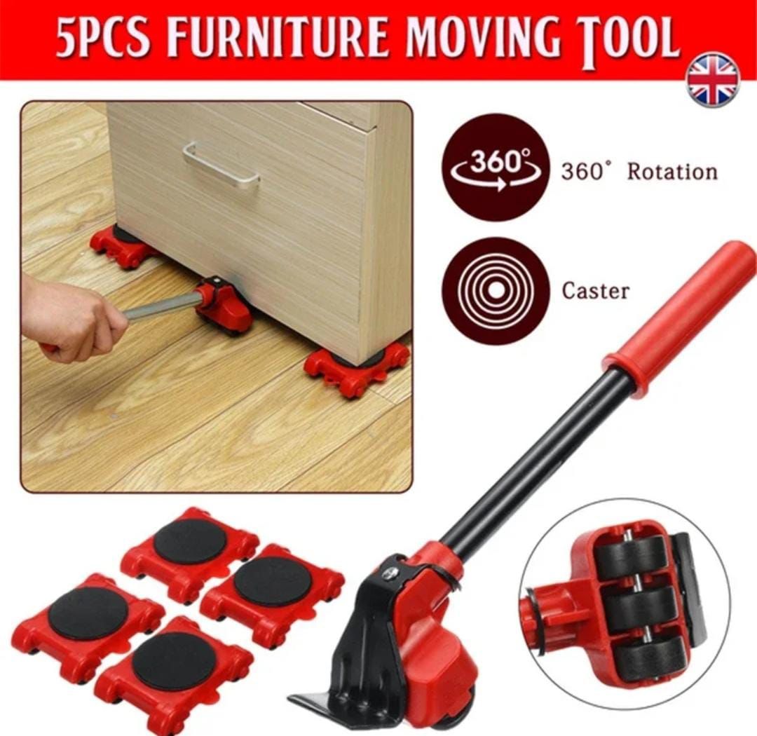 FURNITURE MOVING TOOL SET(5 piece heavy duty)