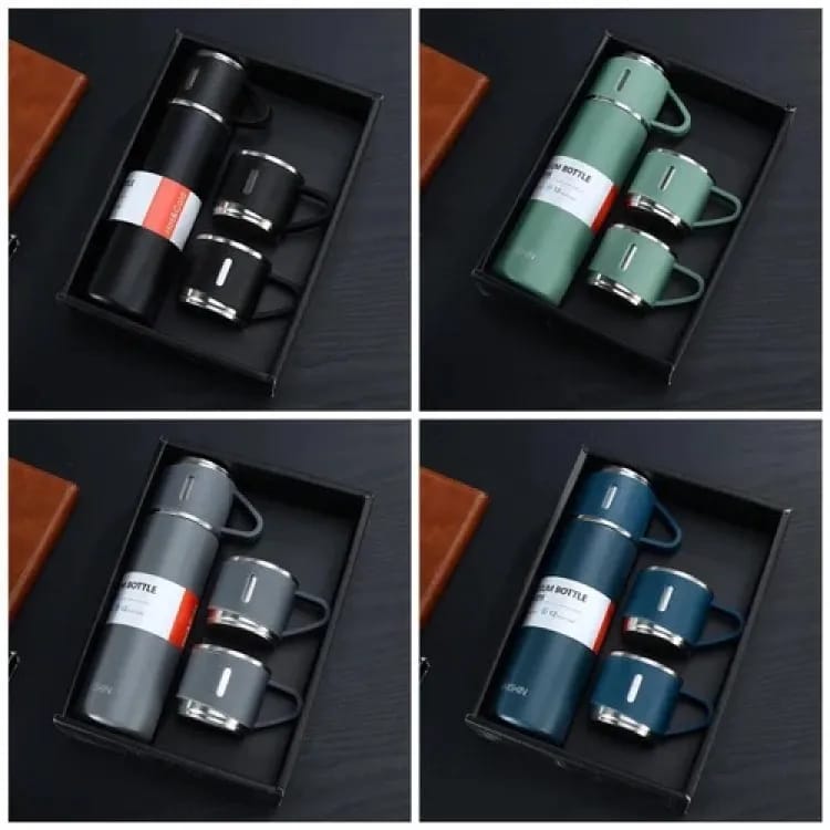VACUME FLASK SET (Stainless Steel)