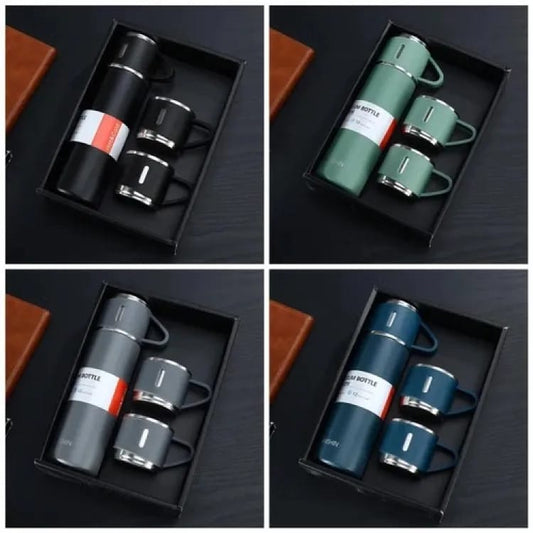 VACUME FLASK SET (Stainless Steel)