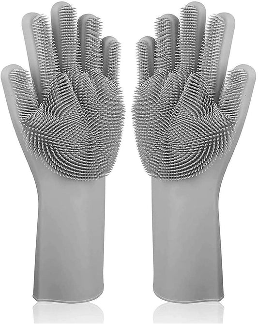 SILICONE DISHWASHING GLOVES
