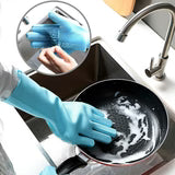 SILICONE DISHWASHING GLOVES