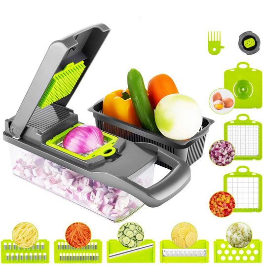 VEGETABLE SLICER AND CHOPPER (16-in-1)