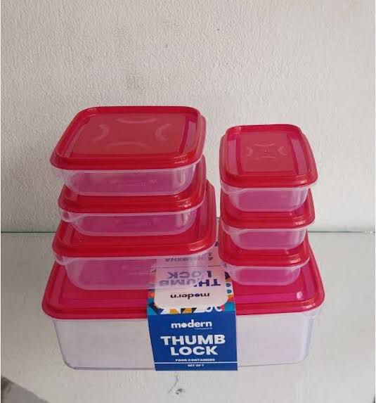 THUMB LOCK CONTAINER (7 pieces )