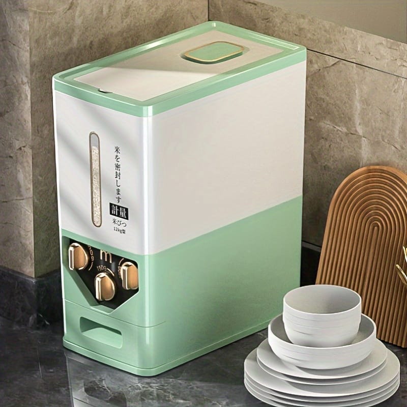 AUTOMATIC RICE STORAGE CONTAINER