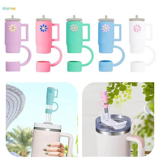 SILICON STRAW COVERS FOR STANLEY CUPS