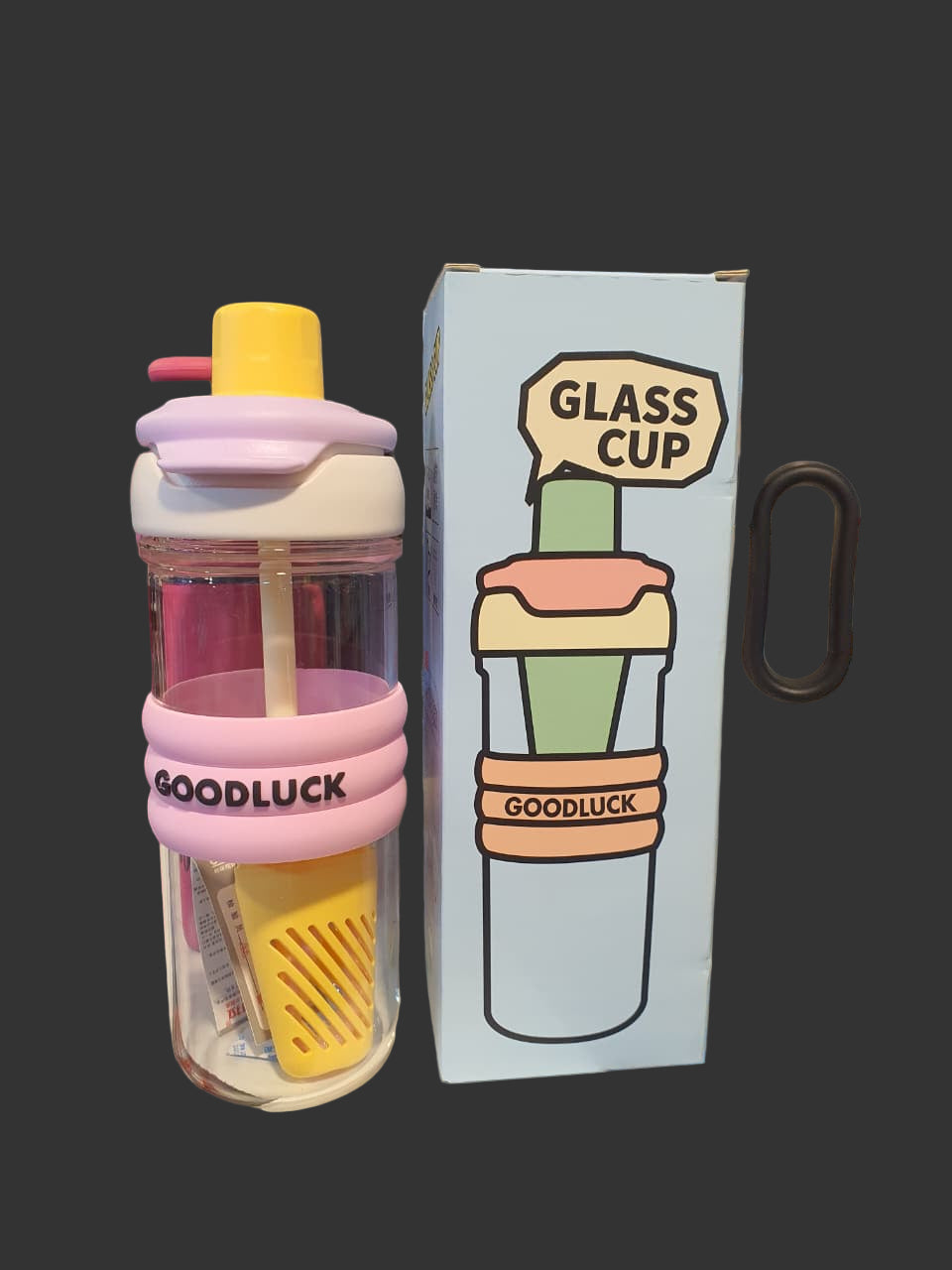 GLASS BOTTLE GOOD LUCK