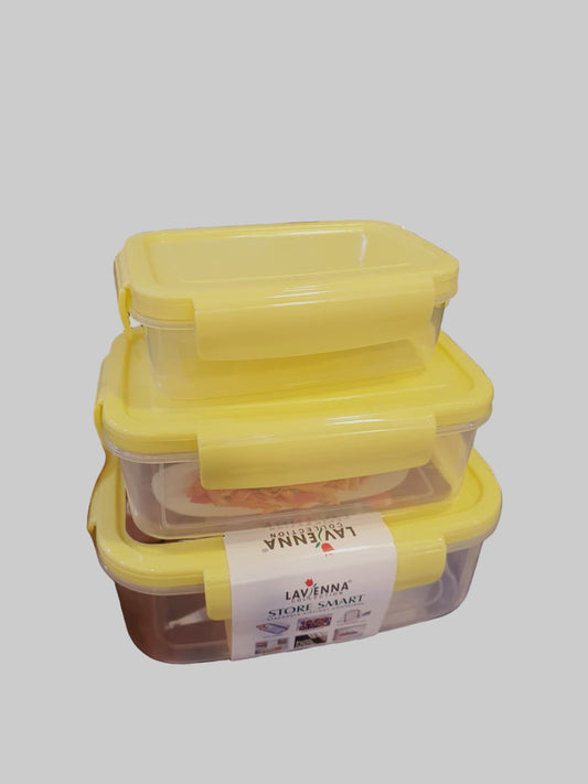 LAVENNA AIRTIGHT FOOD CONTAINERS (3 PCs )