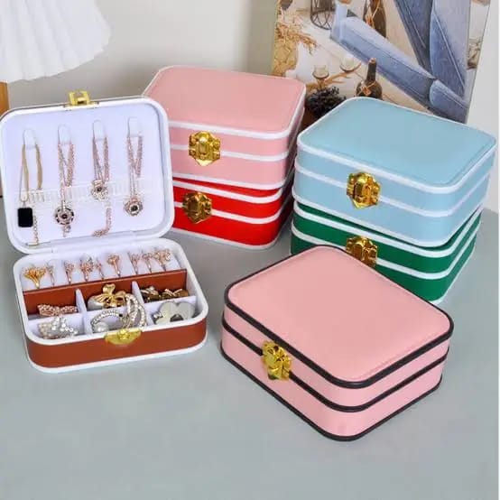 PORTABLE JEWELLERY ORGANIZER BOXES