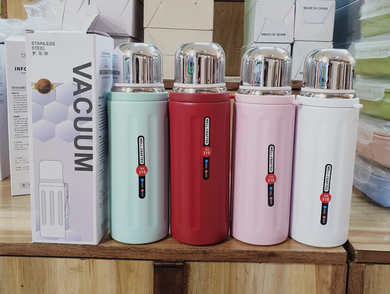 STAINLESS STEEL VACUUM INSULATED BOTTLE(800ml)