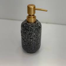 CERAMIC SOAP DISPENSERS WITH GOLD TONE PUMPS