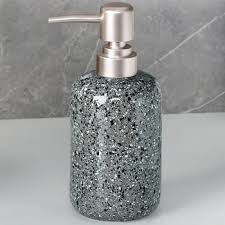 CERAMIC SOAP DISPENSERS WITH GOLD TONE PUMPS