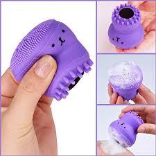 OCTOPUS SHAPED SILICONE FACIAL CLEANSING BRUSH