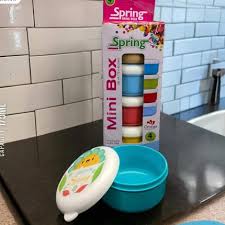 SPRING MINI FOOD CONTAINERS (PACK OF 4)