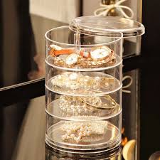 ACRYLIC ROTATING JEWELLERY ORGANIZER