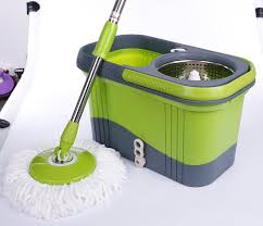 SPIN MOP & BUCKET SET (DUAL-DRIVE & DOUBLE COLOUR DESIGN)