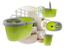SPIN MOP & BUCKET SET (DUAL-DRIVE & DOUBLE COLOUR DESIGN)
