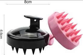 SILICONE SCALP MASSAGER AND SHAMPOO BRUSH