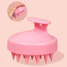 SILICONE SCALP MASSAGER AND SHAMPOO BRUSH