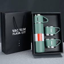 VACUME FLASK SET (Stainless Steel)