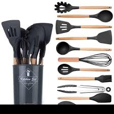 SILICON UTENCIL KITCHEN WARE SET (12PCS)