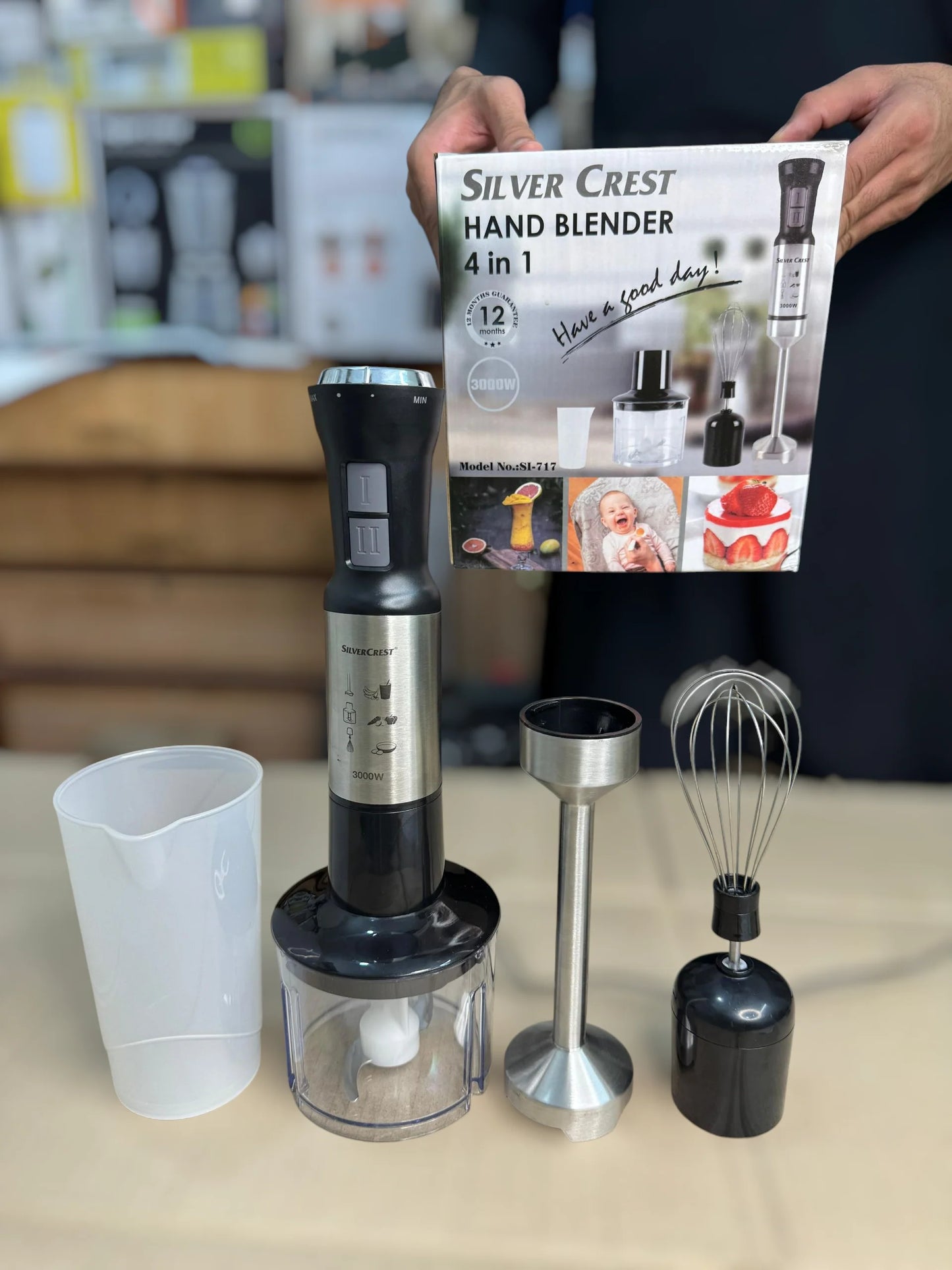 SILVER CREST HAND BLENDER SET
