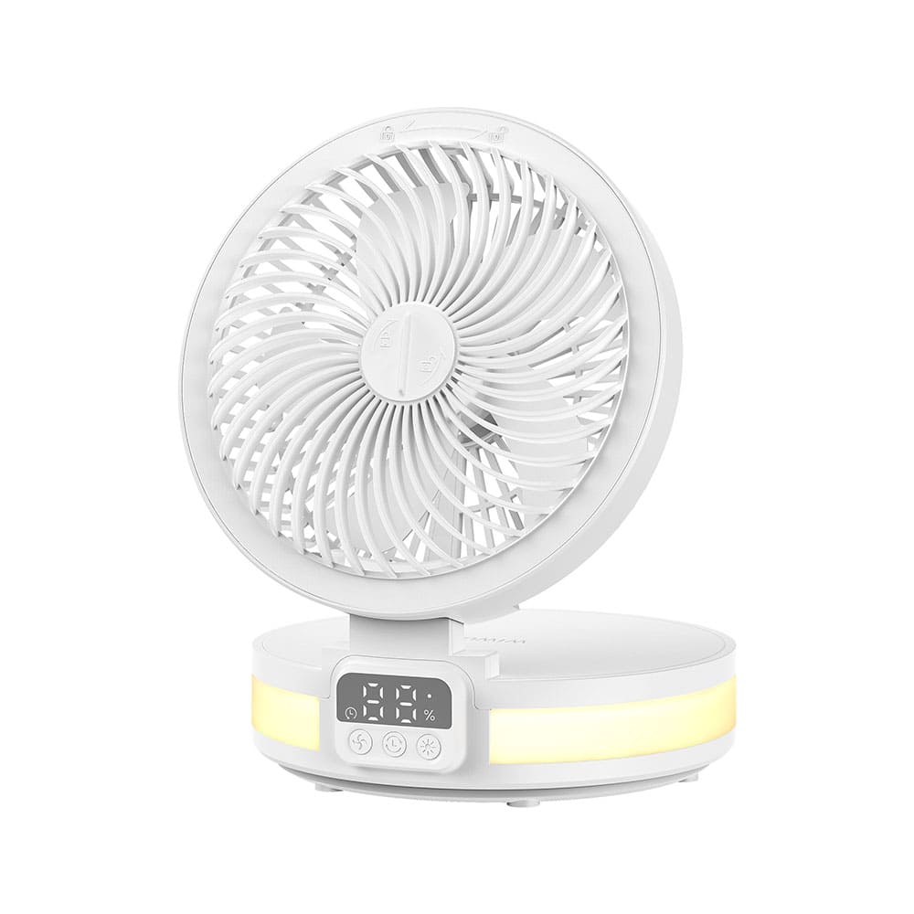 RECHARGEABLE  FORDABLE FAN (REMOTE CONTROL)